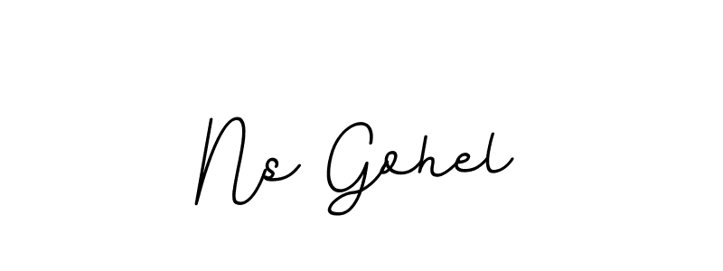 How to Draw Ns Gohel signature style? BallpointsItalic-DORy9 is a latest design signature styles for name Ns Gohel. Ns Gohel signature style 11 images and pictures png