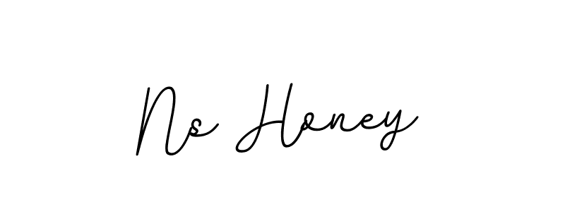 Create a beautiful signature design for name Ns Honey. With this signature (BallpointsItalic-DORy9) fonts, you can make a handwritten signature for free. Ns Honey signature style 11 images and pictures png