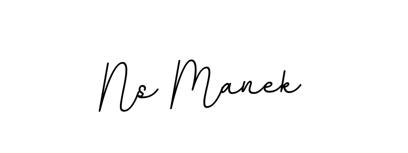 Use a signature maker to create a handwritten signature online. With this signature software, you can design (BallpointsItalic-DORy9) your own signature for name Ns Manek. Ns Manek signature style 11 images and pictures png
