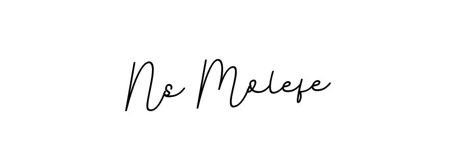 Use a signature maker to create a handwritten signature online. With this signature software, you can design (BallpointsItalic-DORy9) your own signature for name Ns Molefe. Ns Molefe signature style 11 images and pictures png