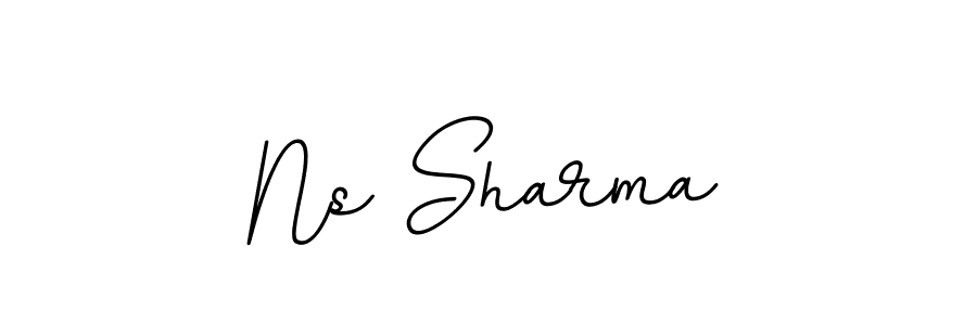 Use a signature maker to create a handwritten signature online. With this signature software, you can design (BallpointsItalic-DORy9) your own signature for name Ns Sharma. Ns Sharma signature style 11 images and pictures png