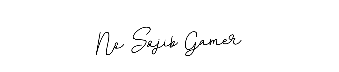if you are searching for the best signature style for your name Ns Sojib Gamer. so please give up your signature search. here we have designed multiple signature styles  using BallpointsItalic-DORy9. Ns Sojib Gamer signature style 11 images and pictures png
