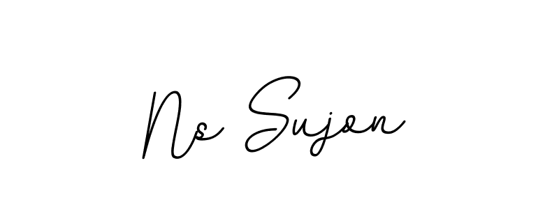 This is the best signature style for the Ns Sujon name. Also you like these signature font (BallpointsItalic-DORy9). Mix name signature. Ns Sujon signature style 11 images and pictures png