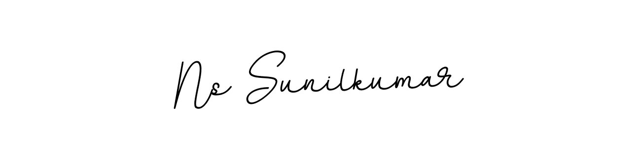 Ns Sunilkumar stylish signature style. Best Handwritten Sign (BallpointsItalic-DORy9) for my name. Handwritten Signature Collection Ideas for my name Ns Sunilkumar. Ns Sunilkumar signature style 11 images and pictures png