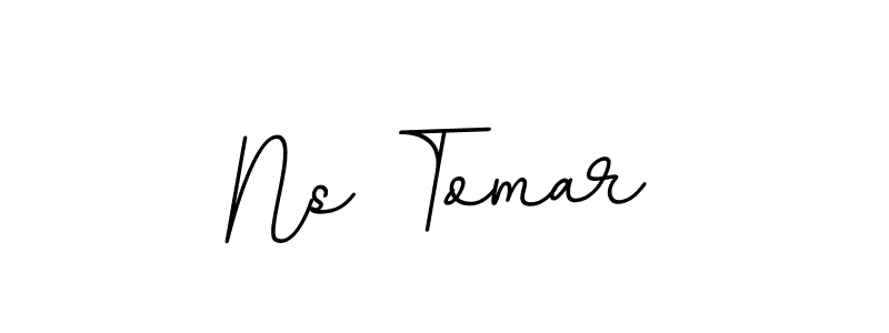 Ns Tomar stylish signature style. Best Handwritten Sign (BallpointsItalic-DORy9) for my name. Handwritten Signature Collection Ideas for my name Ns Tomar. Ns Tomar signature style 11 images and pictures png