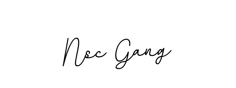 You can use this online signature creator to create a handwritten signature for the name Nsc Gang. This is the best online autograph maker. Nsc Gang signature style 11 images and pictures png