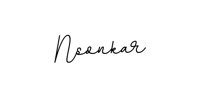 How to Draw Nsonkar signature style? BallpointsItalic-DORy9 is a latest design signature styles for name Nsonkar. Nsonkar signature style 11 images and pictures png