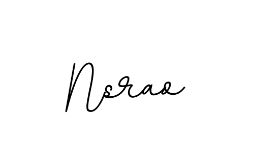 Create a beautiful signature design for name Nsrao. With this signature (BallpointsItalic-DORy9) fonts, you can make a handwritten signature for free. Nsrao signature style 11 images and pictures png