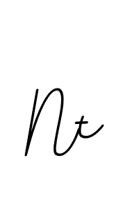 How to make Nt signature? BallpointsItalic-DORy9 is a professional autograph style. Create handwritten signature for Nt name. Nt signature style 11 images and pictures png