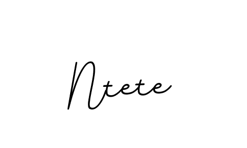 Create a beautiful signature design for name Ntete. With this signature (BallpointsItalic-DORy9) fonts, you can make a handwritten signature for free. Ntete signature style 11 images and pictures png