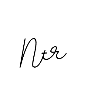 The best way (BallpointsItalic-DORy9) to make a short signature is to pick only two or three words in your name. The name Ntr include a total of six letters. For converting this name. Ntr signature style 11 images and pictures png