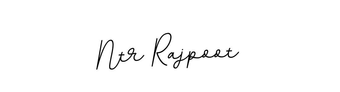 Design your own signature with our free online signature maker. With this signature software, you can create a handwritten (BallpointsItalic-DORy9) signature for name Ntr Rajpoot. Ntr Rajpoot signature style 11 images and pictures png