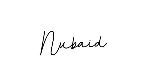 Also we have Nubaid name is the best signature style. Create professional handwritten signature collection using BallpointsItalic-DORy9 autograph style. Nubaid signature style 11 images and pictures png