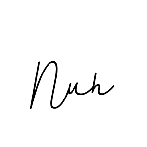 Use a signature maker to create a handwritten signature online. With this signature software, you can design (BallpointsItalic-DORy9) your own signature for name Nuh. Nuh signature style 11 images and pictures png