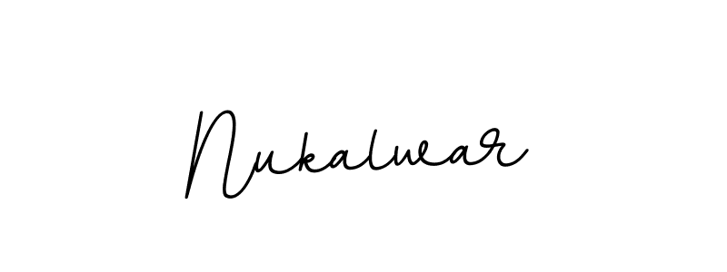 How to make Nukalwar name signature. Use BallpointsItalic-DORy9 style for creating short signs online. This is the latest handwritten sign. Nukalwar signature style 11 images and pictures png