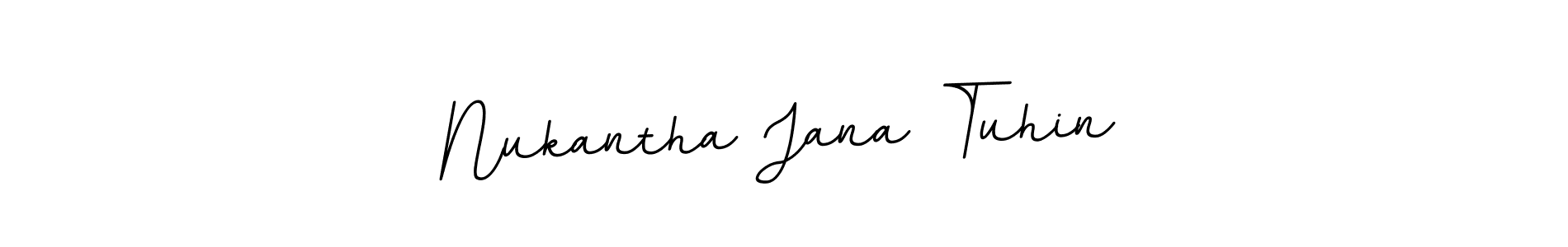 Design your own signature with our free online signature maker. With this signature software, you can create a handwritten (BallpointsItalic-DORy9) signature for name Nukantha Jana Tuhin. Nukantha Jana Tuhin signature style 11 images and pictures png