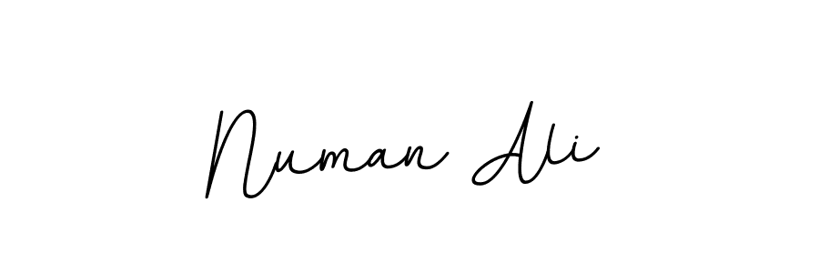 Make a beautiful signature design for name Numan Ali. With this signature (BallpointsItalic-DORy9) style, you can create a handwritten signature for free. Numan Ali signature style 11 images and pictures png