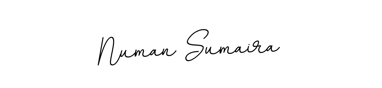 Use a signature maker to create a handwritten signature online. With this signature software, you can design (BallpointsItalic-DORy9) your own signature for name Numan Sumaira. Numan Sumaira signature style 11 images and pictures png