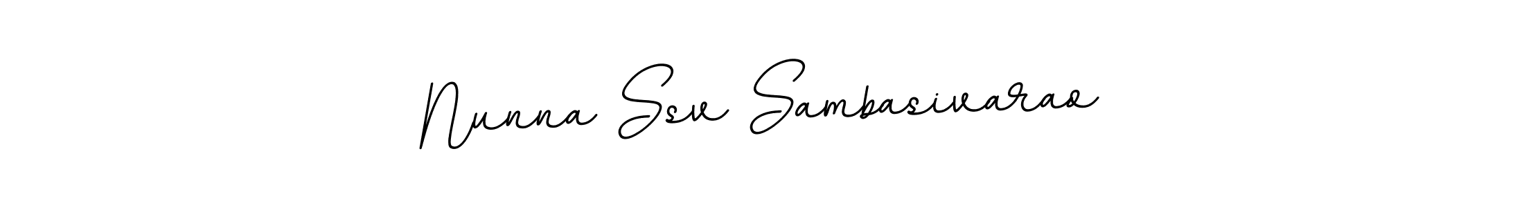 How to Draw Nunna Ssv Sambasivarao signature style? BallpointsItalic-DORy9 is a latest design signature styles for name Nunna Ssv Sambasivarao. Nunna Ssv Sambasivarao signature style 11 images and pictures png