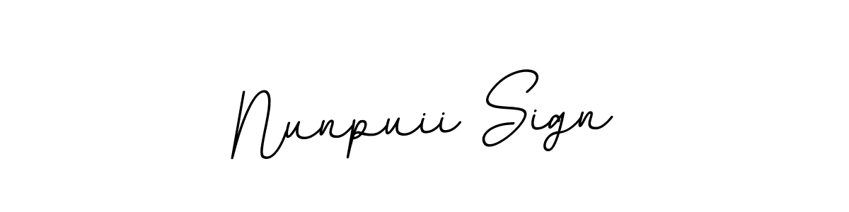 How to Draw Nunpuii Sign signature style? BallpointsItalic-DORy9 is a latest design signature styles for name Nunpuii Sign. Nunpuii Sign signature style 11 images and pictures png