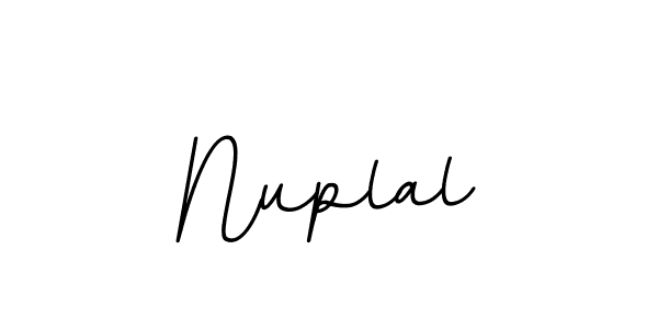 Make a beautiful signature design for name Nuplal. With this signature (BallpointsItalic-DORy9) style, you can create a handwritten signature for free. Nuplal signature style 11 images and pictures png