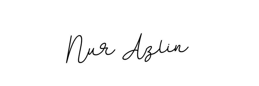Nur Azlin stylish signature style. Best Handwritten Sign (BallpointsItalic-DORy9) for my name. Handwritten Signature Collection Ideas for my name Nur Azlin. Nur Azlin signature style 11 images and pictures png