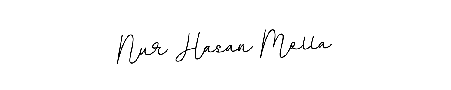 This is the best signature style for the Nur Hasan Molla name. Also you like these signature font (BallpointsItalic-DORy9). Mix name signature. Nur Hasan Molla signature style 11 images and pictures png