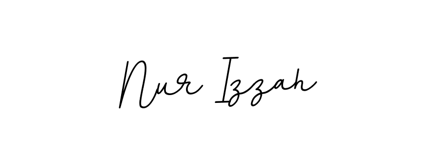 Design your own signature with our free online signature maker. With this signature software, you can create a handwritten (BallpointsItalic-DORy9) signature for name Nur Izzah. Nur Izzah signature style 11 images and pictures png