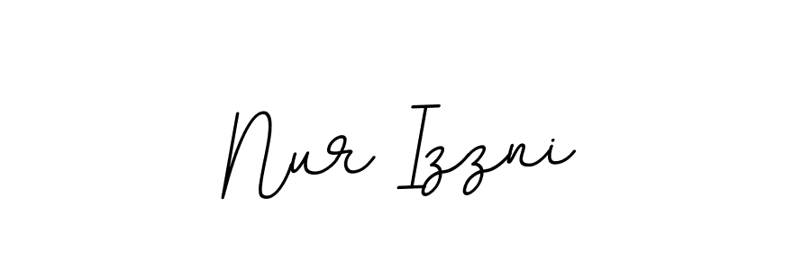 It looks lik you need a new signature style for name Nur Izzni. Design unique handwritten (BallpointsItalic-DORy9) signature with our free signature maker in just a few clicks. Nur Izzni signature style 11 images and pictures png