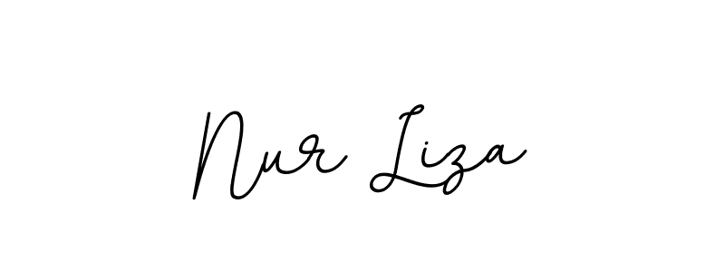 Also You can easily find your signature by using the search form. We will create Nur Liza name handwritten signature images for you free of cost using BallpointsItalic-DORy9 sign style. Nur Liza signature style 11 images and pictures png