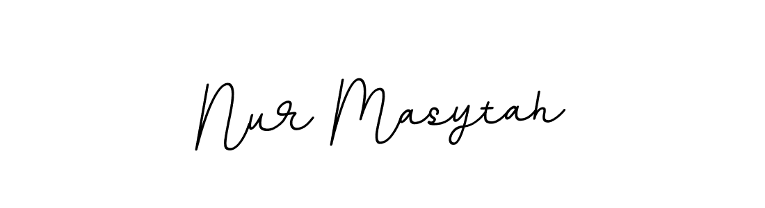 How to make Nur Masytah signature? BallpointsItalic-DORy9 is a professional autograph style. Create handwritten signature for Nur Masytah name. Nur Masytah signature style 11 images and pictures png