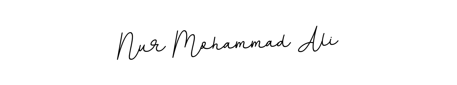 Design your own signature with our free online signature maker. With this signature software, you can create a handwritten (BallpointsItalic-DORy9) signature for name Nur Mohammad Ali. Nur Mohammad Ali signature style 11 images and pictures png
