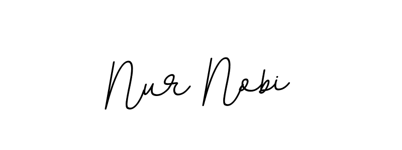 Nur Nobi stylish signature style. Best Handwritten Sign (BallpointsItalic-DORy9) for my name. Handwritten Signature Collection Ideas for my name Nur Nobi. Nur Nobi signature style 11 images and pictures png