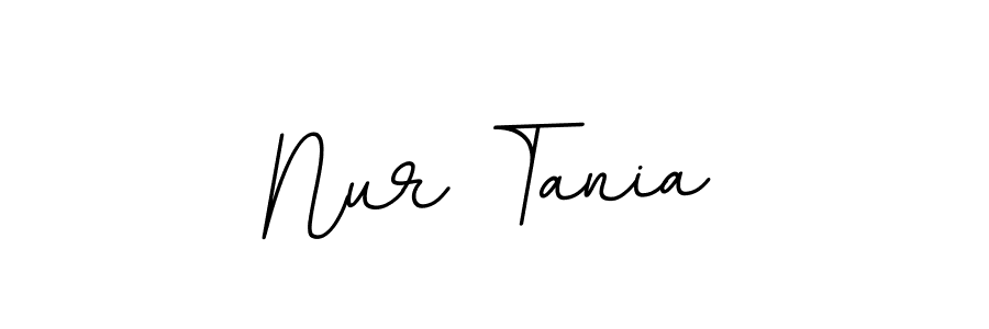 It looks lik you need a new signature style for name Nur Tania. Design unique handwritten (BallpointsItalic-DORy9) signature with our free signature maker in just a few clicks. Nur Tania signature style 11 images and pictures png