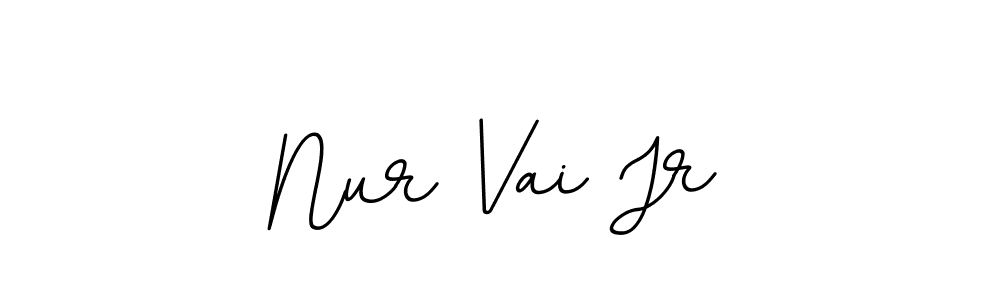 How to Draw Nur Vai Jr signature style? BallpointsItalic-DORy9 is a latest design signature styles for name Nur Vai Jr. Nur Vai Jr signature style 11 images and pictures png