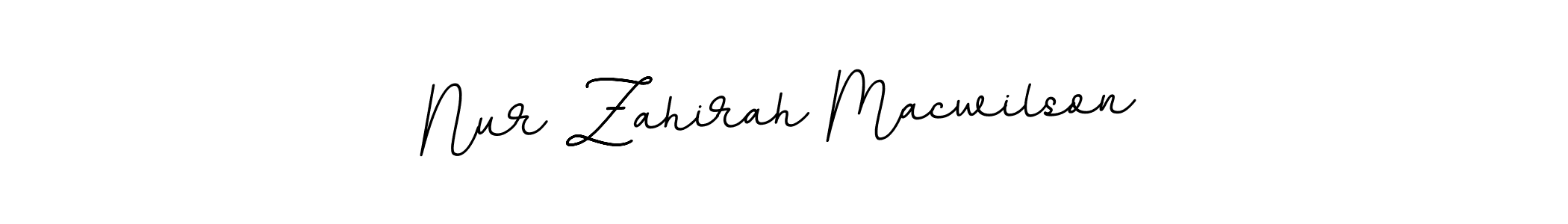 How to make Nur Zahirah Macwilson signature? BallpointsItalic-DORy9 is a professional autograph style. Create handwritten signature for Nur Zahirah Macwilson name. Nur Zahirah Macwilson signature style 11 images and pictures png