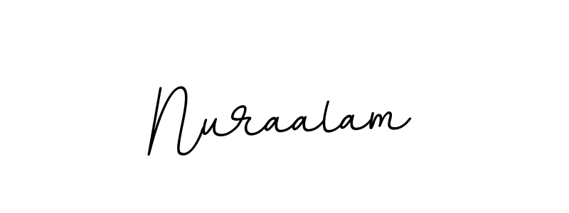 This is the best signature style for the Nuraalam name. Also you like these signature font (BallpointsItalic-DORy9). Mix name signature. Nuraalam signature style 11 images and pictures png