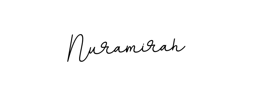 It looks lik you need a new signature style for name Nuramirah. Design unique handwritten (BallpointsItalic-DORy9) signature with our free signature maker in just a few clicks. Nuramirah signature style 11 images and pictures png