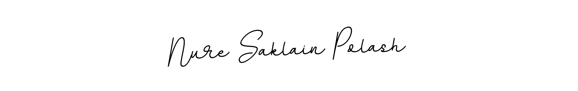 Make a beautiful signature design for name Nure Saklain Polash. Use this online signature maker to create a handwritten signature for free. Nure Saklain Polash signature style 11 images and pictures png