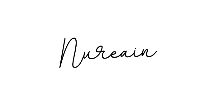 Create a beautiful signature design for name Nureain. With this signature (BallpointsItalic-DORy9) fonts, you can make a handwritten signature for free. Nureain signature style 11 images and pictures png