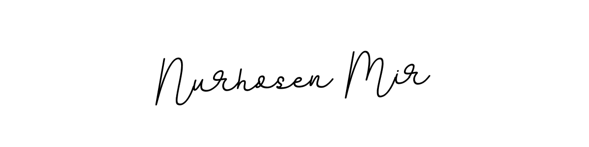 The best way (BallpointsItalic-DORy9) to make a short signature is to pick only two or three words in your name. The name Nurhosen Mir include a total of six letters. For converting this name. Nurhosen Mir signature style 11 images and pictures png