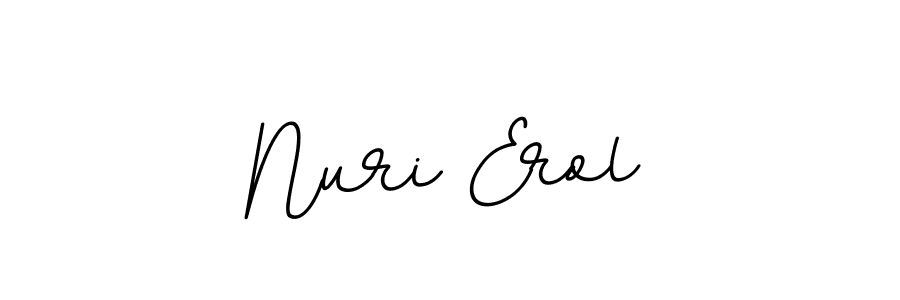 BallpointsItalic-DORy9 is a professional signature style that is perfect for those who want to add a touch of class to their signature. It is also a great choice for those who want to make their signature more unique. Get Nuri Erol name to fancy signature for free. Nuri Erol signature style 11 images and pictures png