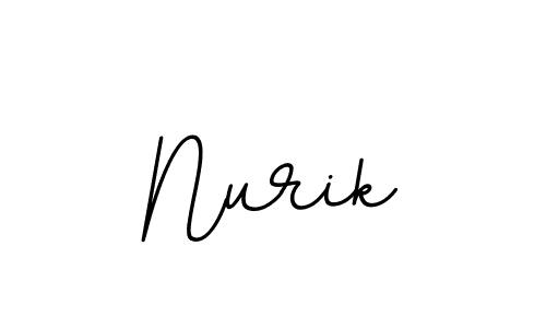 The best way (BallpointsItalic-DORy9) to make a short signature is to pick only two or three words in your name. The name Nurik include a total of six letters. For converting this name. Nurik signature style 11 images and pictures png