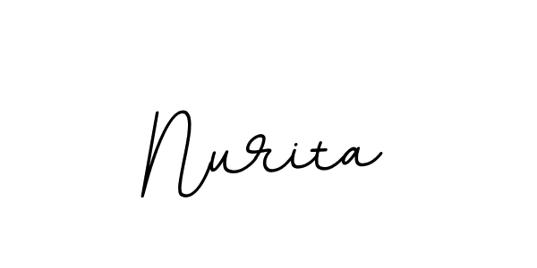 It looks lik you need a new signature style for name Nurita. Design unique handwritten (BallpointsItalic-DORy9) signature with our free signature maker in just a few clicks. Nurita signature style 11 images and pictures png