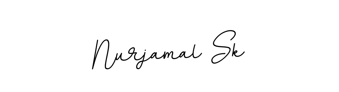Create a beautiful signature design for name Nurjamal Sk. With this signature (BallpointsItalic-DORy9) fonts, you can make a handwritten signature for free. Nurjamal Sk signature style 11 images and pictures png