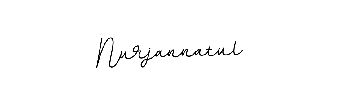 It looks lik you need a new signature style for name Nurjannatul. Design unique handwritten (BallpointsItalic-DORy9) signature with our free signature maker in just a few clicks. Nurjannatul signature style 11 images and pictures png