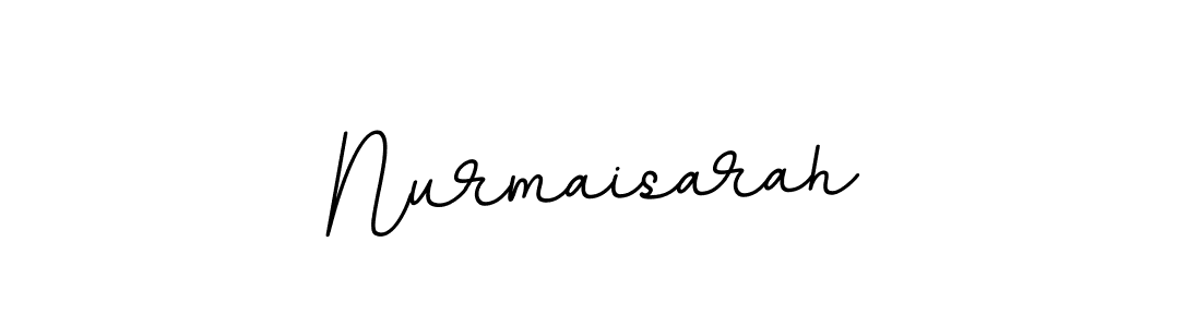 Create a beautiful signature design for name Nurmaisarah. With this signature (BallpointsItalic-DORy9) fonts, you can make a handwritten signature for free. Nurmaisarah signature style 11 images and pictures png