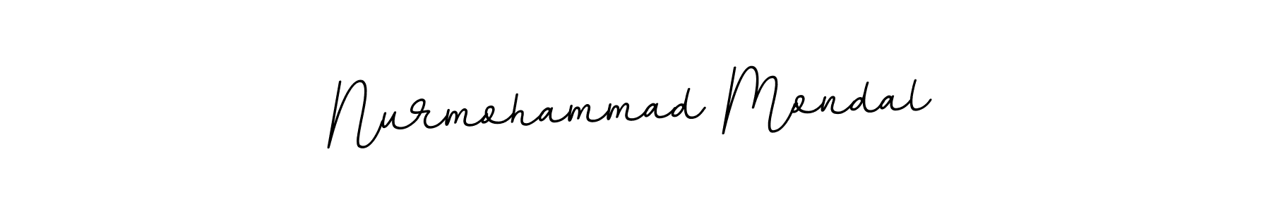 Use a signature maker to create a handwritten signature online. With this signature software, you can design (BallpointsItalic-DORy9) your own signature for name Nurmohammad Mondal. Nurmohammad Mondal signature style 11 images and pictures png