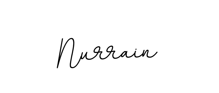 It looks lik you need a new signature style for name Nurrain. Design unique handwritten (BallpointsItalic-DORy9) signature with our free signature maker in just a few clicks. Nurrain signature style 11 images and pictures png