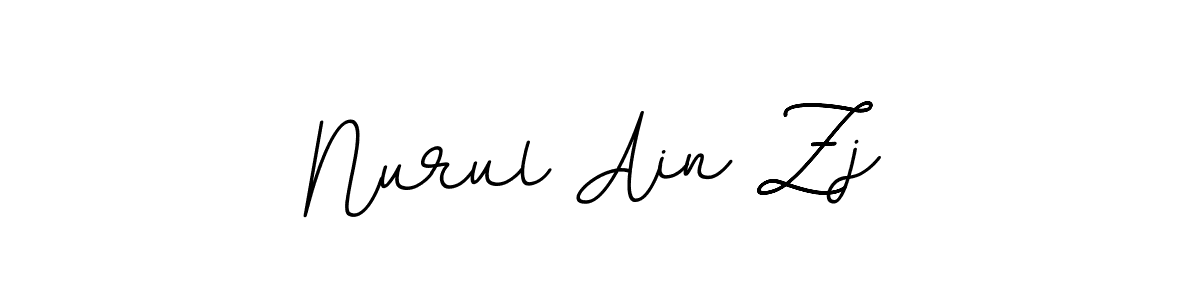 It looks lik you need a new signature style for name Nurul Ain Zj. Design unique handwritten (BallpointsItalic-DORy9) signature with our free signature maker in just a few clicks. Nurul Ain Zj signature style 11 images and pictures png